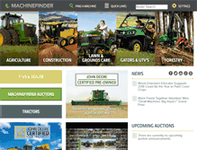 Tablet Screenshot of machinefinder.com